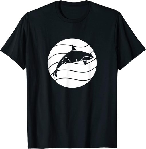 Orca Vintage Whale Sea Creatures Killer Whale Sword Whale T-Shirt