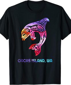 Orcas Island Washington Native American Orca Killer Whale T-Shirt