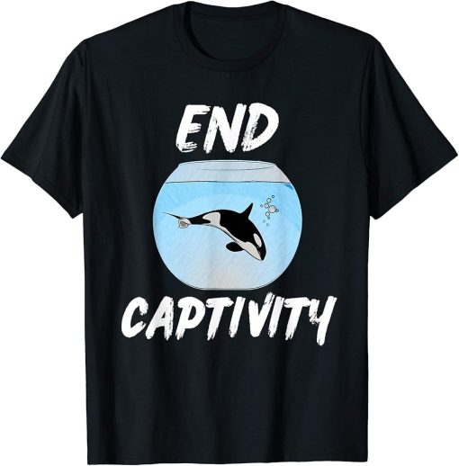 End Captivity Shirt Free the Orca Whales T-Shirt